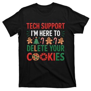 Tech Support Christmas Cookies Funny Christmas Gift T-Shirt