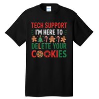 Tech Support Christmas Cookies Funny Christmas Gift Tall T-Shirt