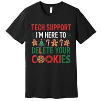 Tech Support Christmas Cookies Funny Christmas Gift Premium T-Shirt