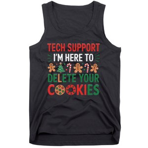 Tech Support Christmas Cookies Funny Christmas Gift Tank Top