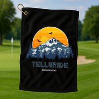 The Springs Colorado New Vector Design Golf Towel