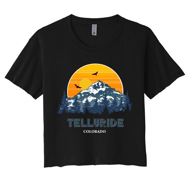 The Springs Colorado New Vector Design Crop Top