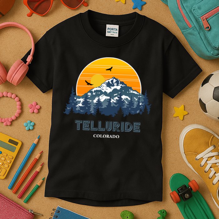 The Springs Colorado New Vector Design Kids T-Shirt