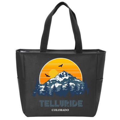 The Springs Colorado New Vector Design Zip Tote Bag
