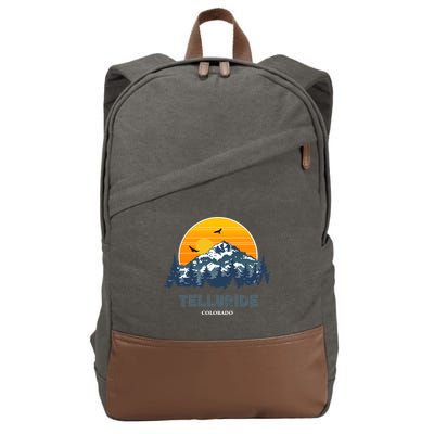 The Springs Colorado New Vector Design Cotton Canvas Backpack