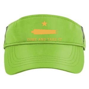 Texas State Come And Take It Historic Slogan With Canon 1836 Adult Drive Performance Visor