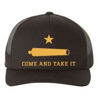 Texas State Come And Take It Historic Slogan With Canon 1836 Yupoong Adult 5-Panel Trucker Hat