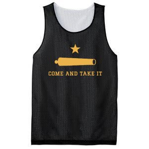 Texas State Come And Take It Historic Slogan With Canon 1836 Mesh Reversible Basketball Jersey Tank