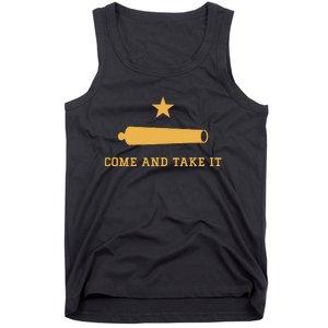 Texas State Come And Take It Historic Slogan With Canon 1836 Tank Top