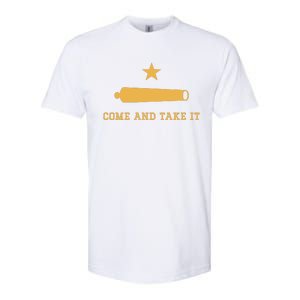 Texas State Come And Take It Historic Slogan With Canon 1836 Softstyle CVC T-Shirt