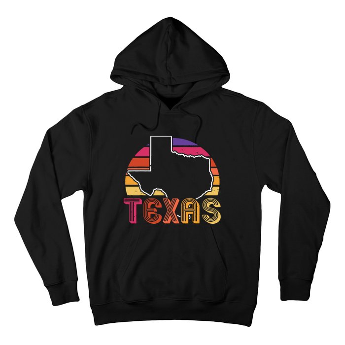 Texas State Country Retro Vintage Hoodie