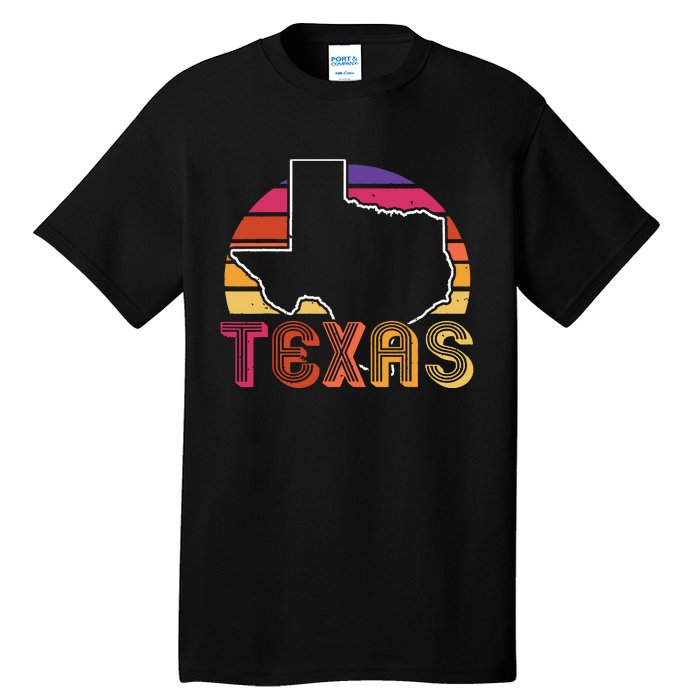 Texas State Country Retro Vintage Tall T-Shirt