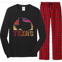 Texas State Country Retro Vintage Long Sleeve Pajama Set