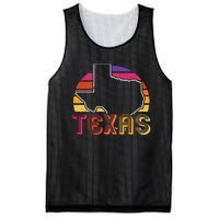 Texas State Country Retro Vintage Mesh Reversible Basketball Jersey Tank