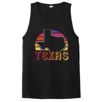 Texas State Country Retro Vintage PosiCharge Competitor Tank