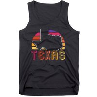 Texas State Country Retro Vintage Tank Top