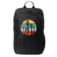 Texas State Country Retro Vintage City Backpack