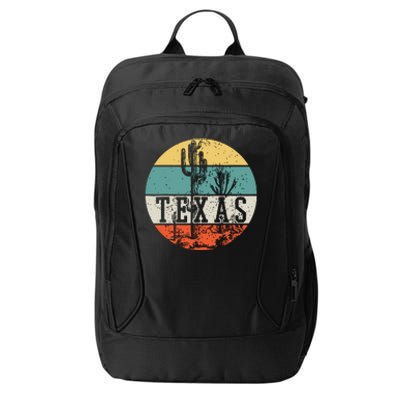 Texas State Country Retro Vintage City Backpack