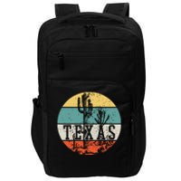 Texas State Country Retro Vintage Impact Tech Backpack