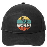 Texas State Country Retro Vintage 7-Panel Snapback Hat