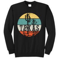 Texas State Country Retro Vintage Tall Sweatshirt