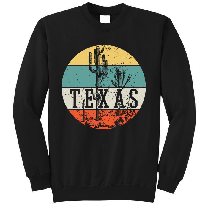 Texas State Country Retro Vintage Tall Sweatshirt