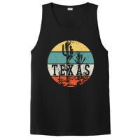 Texas State Country Retro Vintage PosiCharge Competitor Tank