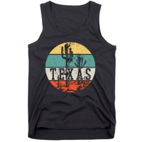 Texas State Country Retro Vintage Tank Top