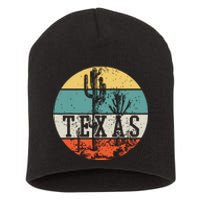 Texas State Country Retro Vintage Short Acrylic Beanie