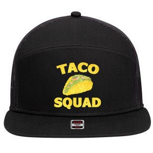 Taco Squad Classic 7 Panel Mesh Trucker Snapback Hat