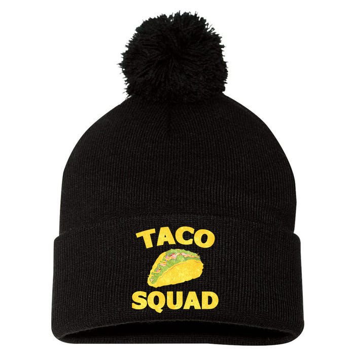 Taco Squad Classic Pom Pom 12in Knit Beanie