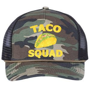 Taco Squad Classic Retro Rope Trucker Hat Cap