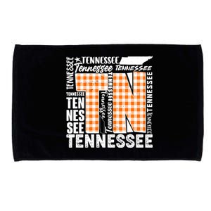 Tennessee State College Sports Fan Word Text Art Microfiber Hand Towel