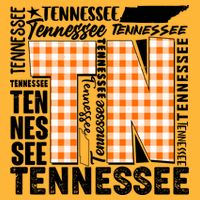 Tennessee State College Sports Fan Word Text Art Performance Shirt