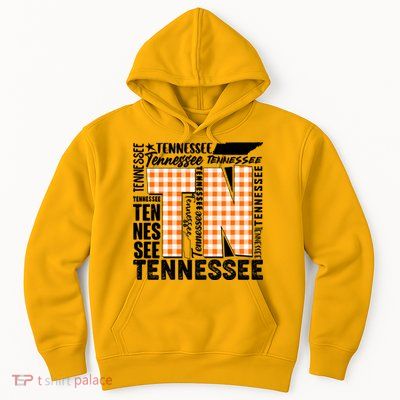 Tennessee State College Sports Fan Word Text Art Hoodie