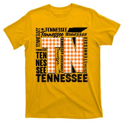 Tennessee State College Sports Fan Word Text Art T-Shirt