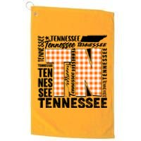 Tennessee State College Sports Fan Word Text Art Platinum Collection Golf Towel