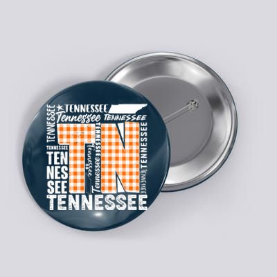 Tennessee State College Sports Fan Word Text Art Button