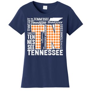 Tennessee State College Sports Fan Word Text Art Women's T-Shirt