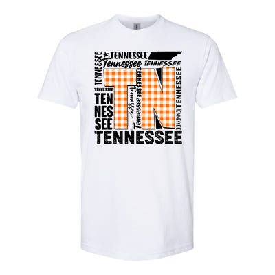 Tennessee State College Sports Fan Word Text Art Softstyle CVC T-Shirt