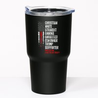 Trump Supporter Christian White Straight Unwoke Unvaxxed Tumbler