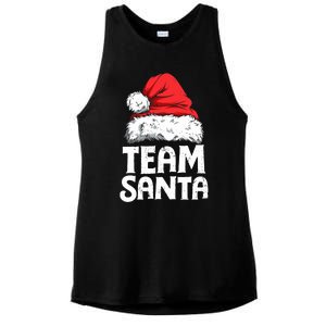 Team Santa Christmas Squad Family Matching Pajamas Boy Ladies PosiCharge Tri-Blend Wicking Tank