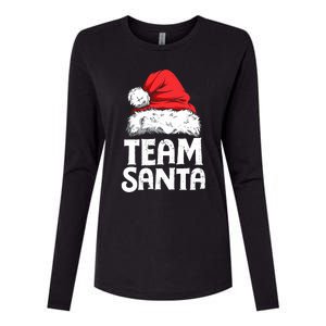 Team Santa Christmas Squad Family Matching Pajamas Boy Womens Cotton Relaxed Long Sleeve T-Shirt