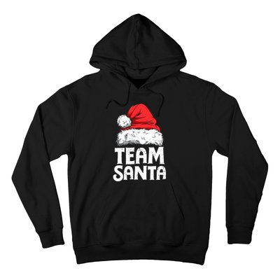 Team Santa Christmas Squad Family Matching Pajamas Boy Hoodie