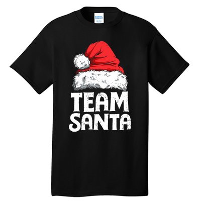 Team Santa Christmas Squad Family Matching Pajamas Boy Tall T-Shirt