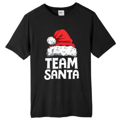 Team Santa Christmas Squad Family Matching Pajamas Boy Tall Fusion ChromaSoft Performance T-Shirt