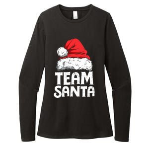 Team Santa Christmas Squad Family Matching Pajamas Boy Womens CVC Long Sleeve Shirt