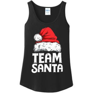 Team Santa Christmas Squad Family Matching Pajamas Boy Ladies Essential Tank