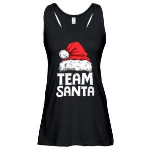 Team Santa Christmas Squad Family Matching Pajamas Boy Ladies Essential Flowy Tank