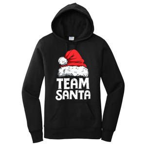 Team Santa Christmas Squad Family Matching Pajamas Boy Women's Pullover Hoodie